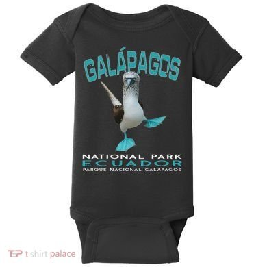 Galapagos National Park Ecuador Blue Footed Boobies Keepsake Baby Bodysuit