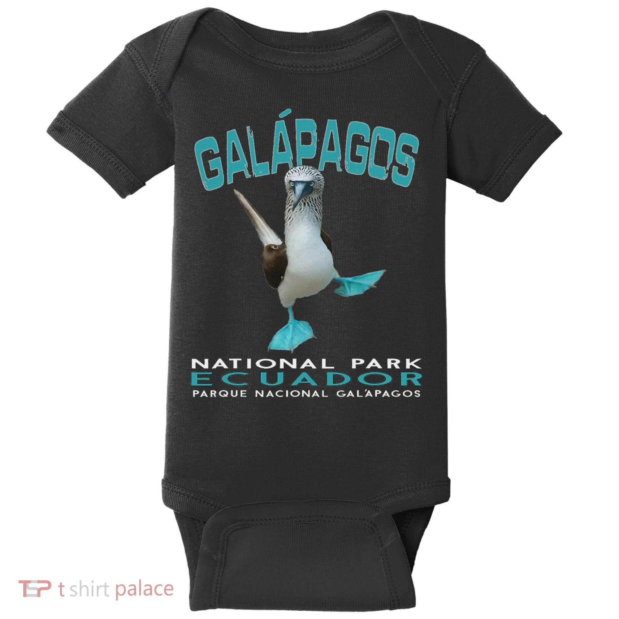 Galapagos National Park Ecuador Blue Footed Boobies Keepsake Baby Bodysuit
