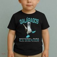 Galapagos National Park Ecuador Blue Footed Boobies Keepsake Toddler T-Shirt thumb 2
