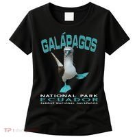 Galapagos National Park Ecuador Blue Footed Boobies Keepsake Women's T-Shirt thumb 0