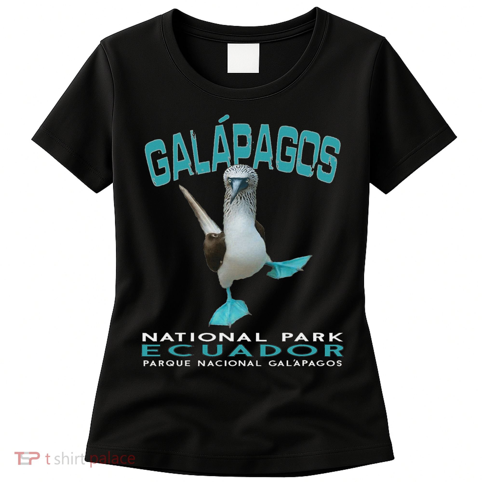 Galapagos National Park Ecuador Blue Footed Boobies Keepsake Women's T-Shirt