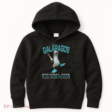 Galapagos National Park Ecuador Blue Footed Boobies Keepsake Kids Hoodie