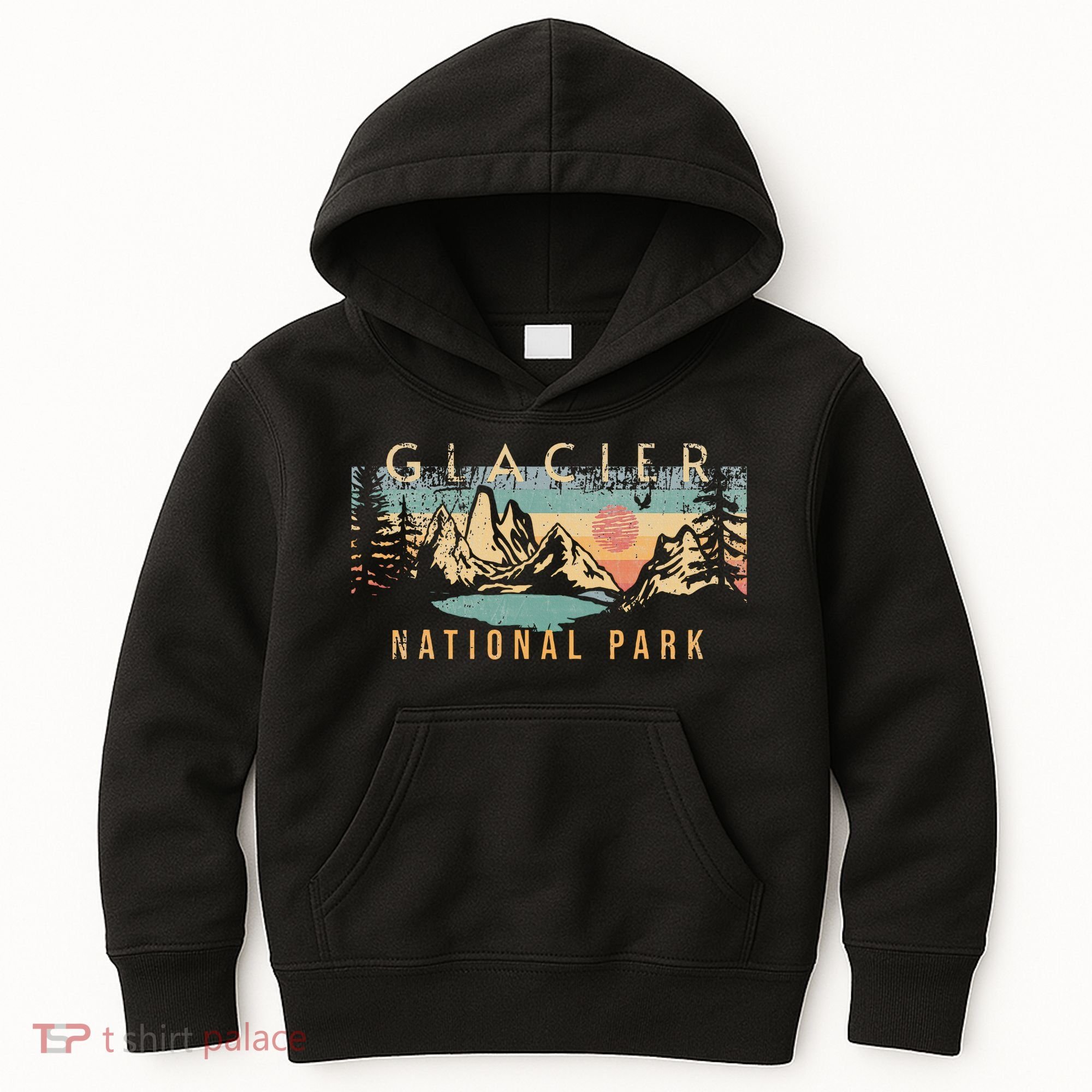 Glacier National Park Kids Hoodie