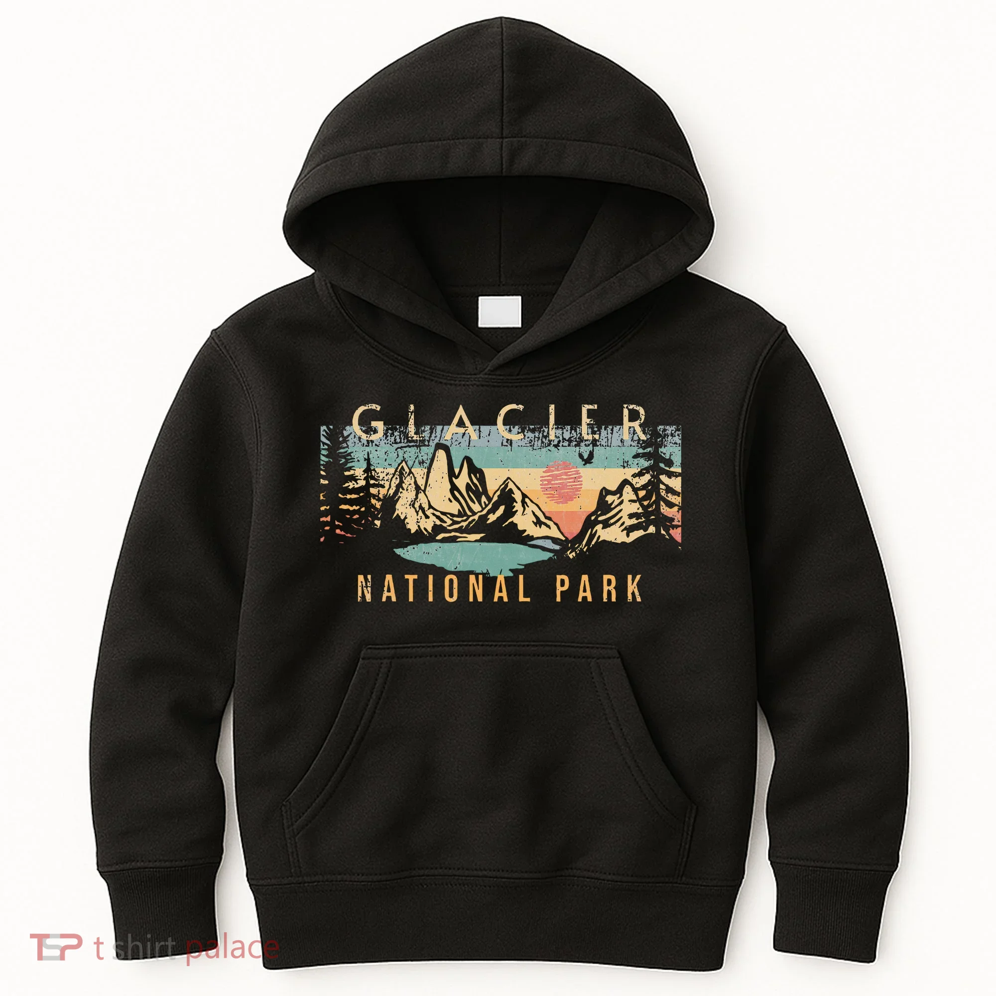 Glacier National Park Kids Hoodie