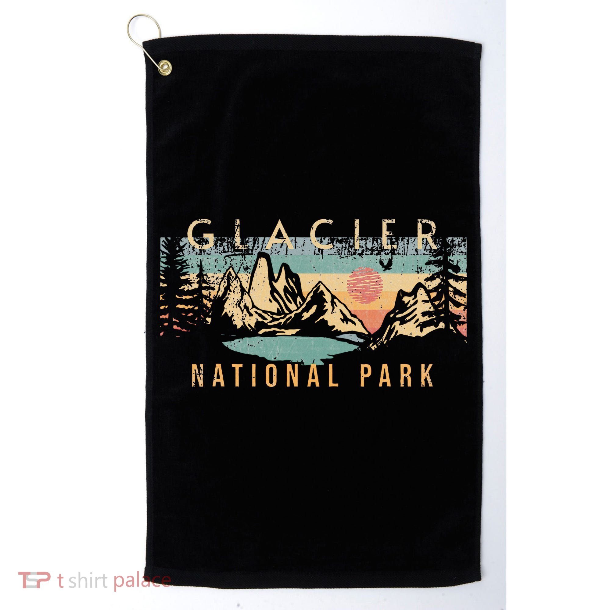 Glacier National Park Golf Towel