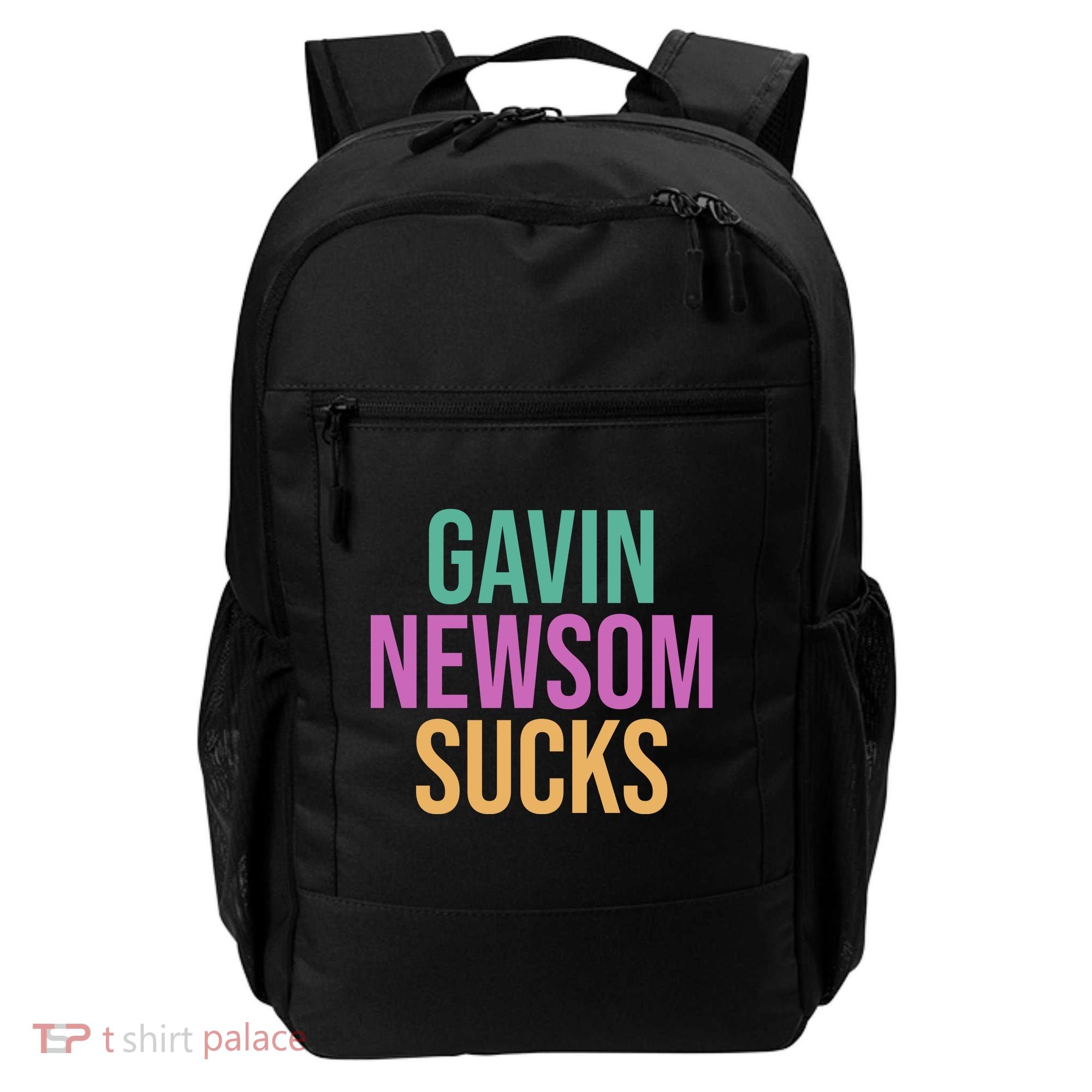 Gavin Newsom Sucks Backpack