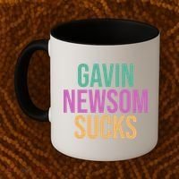 Gavin Newsom Sucks Coffee Mug thumb 2