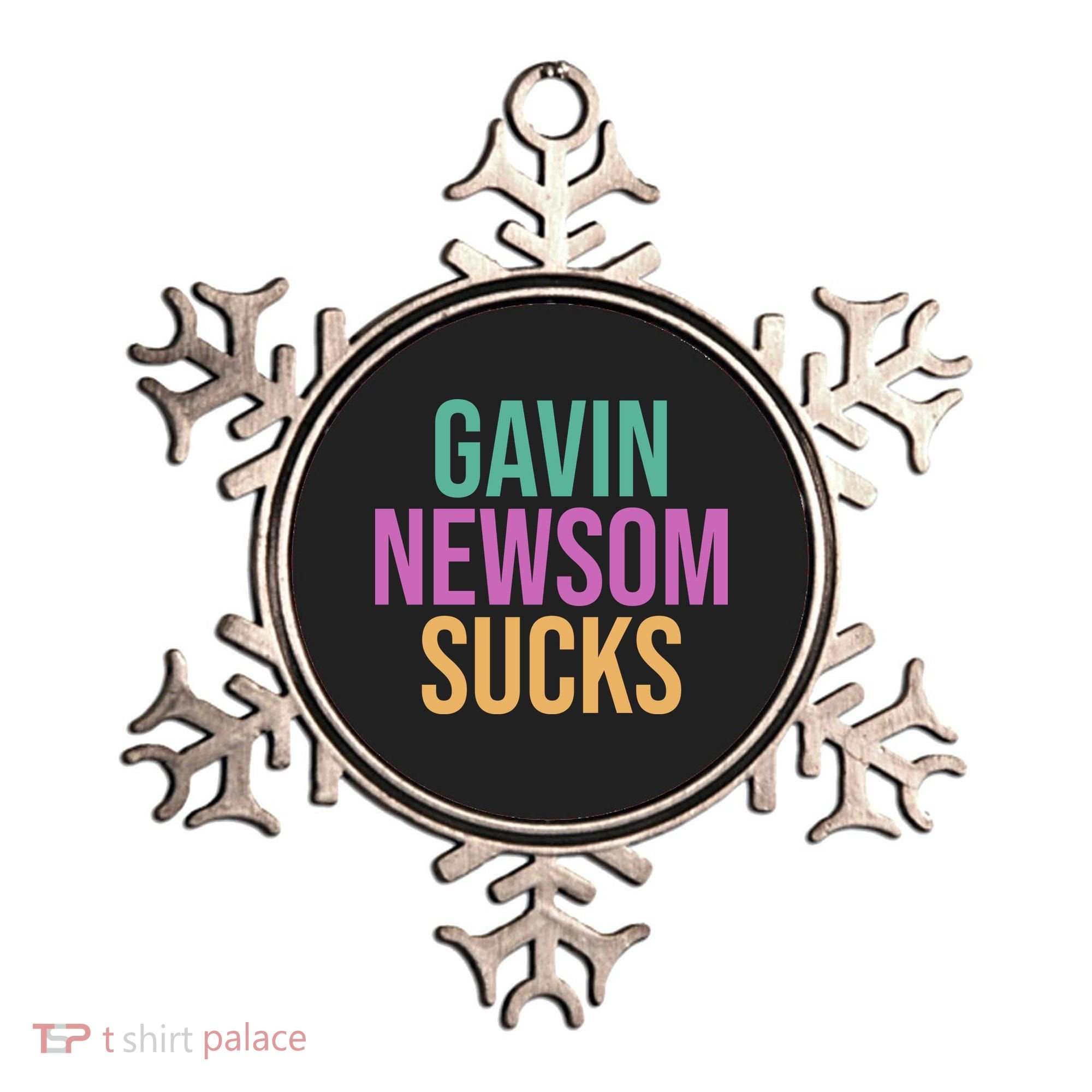 Gavin Newsom Sucks Ornament