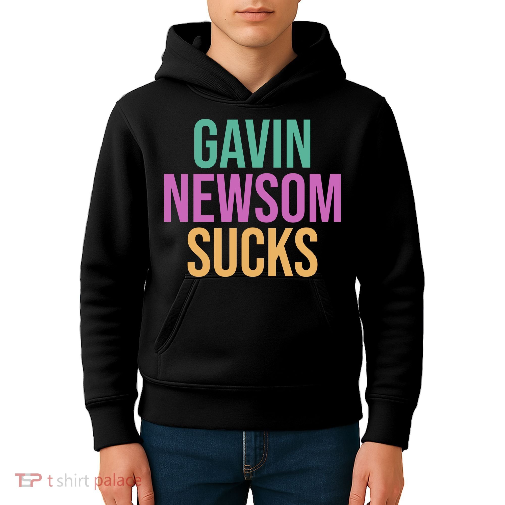 Gavin Newsom Sucks Kids Hoodie