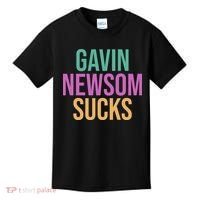 Gavin Newsom Sucks Kids T-Shirt thumb 0