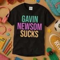 Gavin Newsom Sucks Kids T-Shirt thumb 3