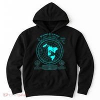 Gleasons New Standard Map Of The World Flat Earth Hoodie thumb 0