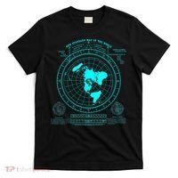 Gleasons New Standard Map Of The World Flat Earth T-Shirt thumb 0