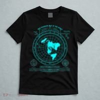 Gleasons New Standard Map Of The World Flat Earth T-Shirt thumb 5