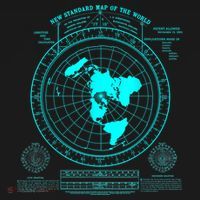 Gleasons New Standard Map Of The World Flat Earth Women's Hoodie thumb 2