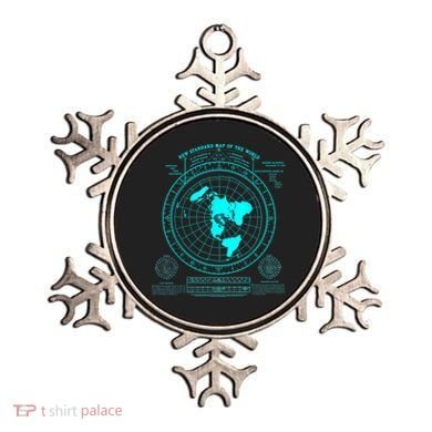 Gleasons New Standard Map Of The World Flat Earth Ornament