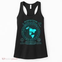 Gleasons New Standard Map Of The World Flat Earth Women's Tank Top thumb 0