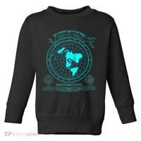 Gleasons New Standard Map Of The World Flat Earth Toddler Sweatshirt thumb 0