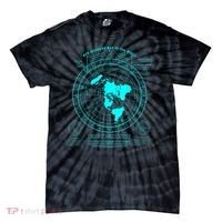Gleasons New Standard Map Of The World Flat Earth Tie-Dye T-Shirt thumb 0