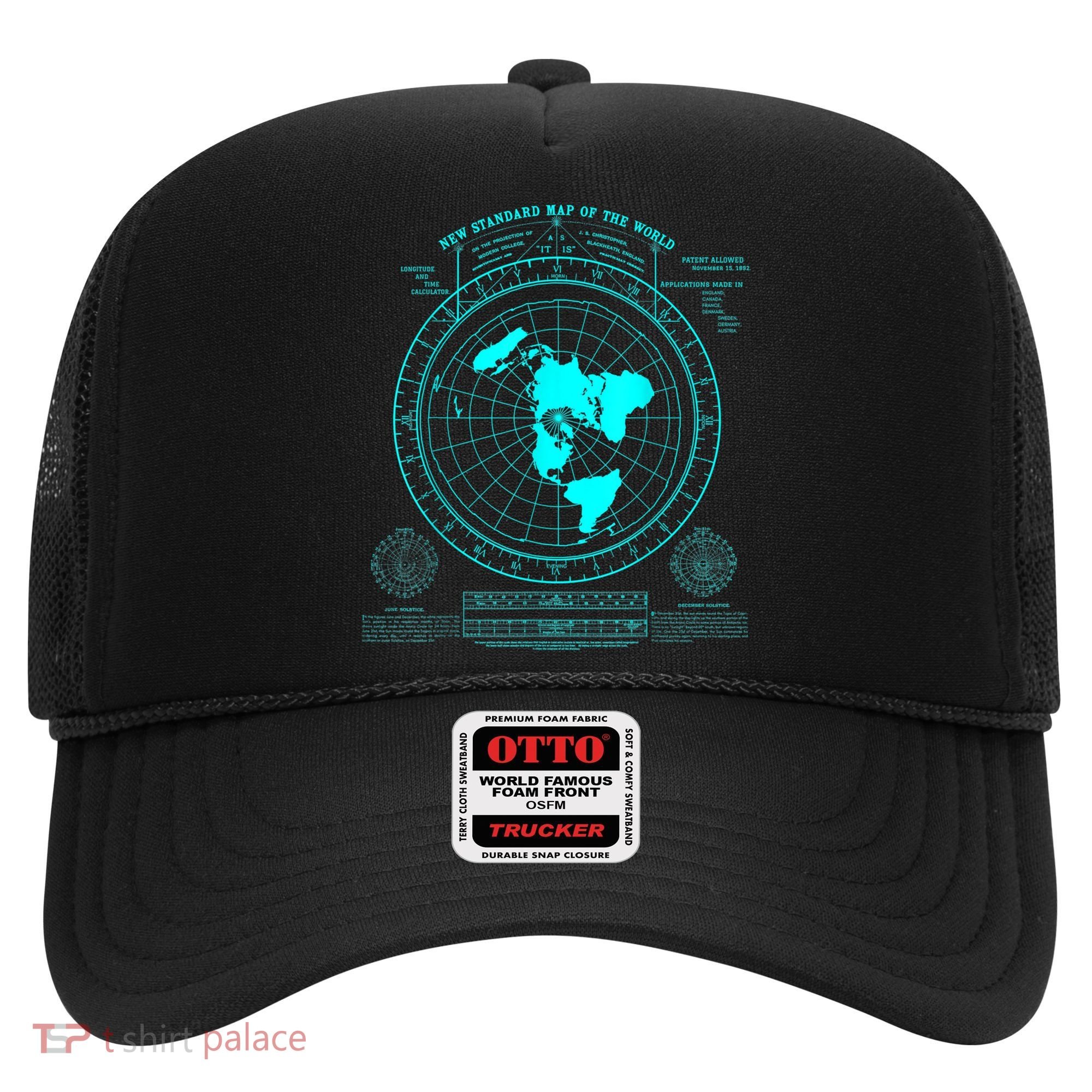 Gleasons New Standard Map Of The World Flat Earth Hat