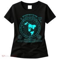 Gleasons New Standard Map Of The World Flat Earth Women's T-Shirt thumb 0