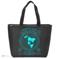 Gleasons New Standard Map Of The World Flat Earth Tote Bag thumb 0