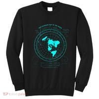 GleasonS New Standard Map Of The World Flat Earth Sweatshirt thumb 0