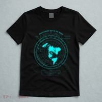 GleasonS New Standard Map Of The World Flat Earth T-Shirt thumb 5