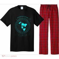 GleasonS New Standard Map Of The World Flat Earth Pajama Set thumb 0