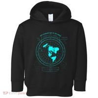 GleasonS New Standard Map Of The World Flat Earth Toddler Hoodie thumb 0