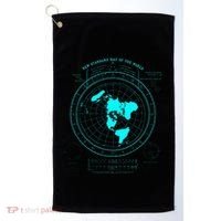 GleasonS New Standard Map Of The World Flat Earth Golf Towel thumb 0