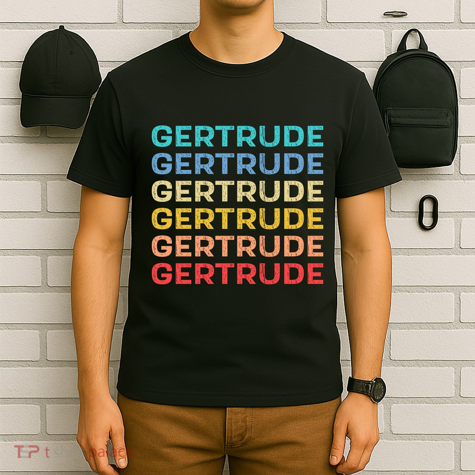 Gertrude Name Vintage Retro Herman Hesse T-Shirt