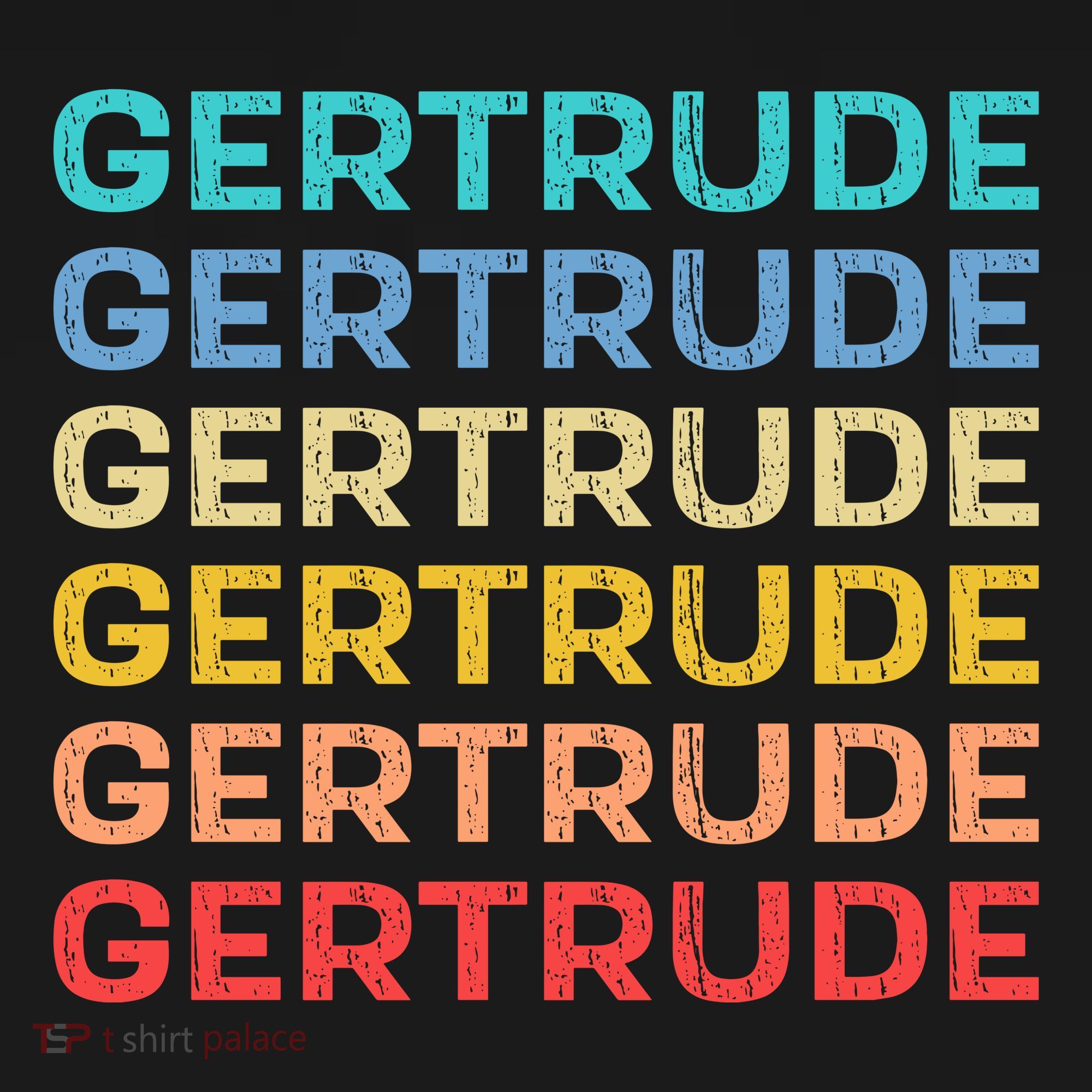 Gertrude Name Vintage Retro Herman Hesse T-Shirt
