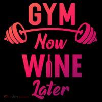 Gym Now Wine Later Funny Workout Weightlifting Barbell Cool Gift Coffee Mug thumb 5