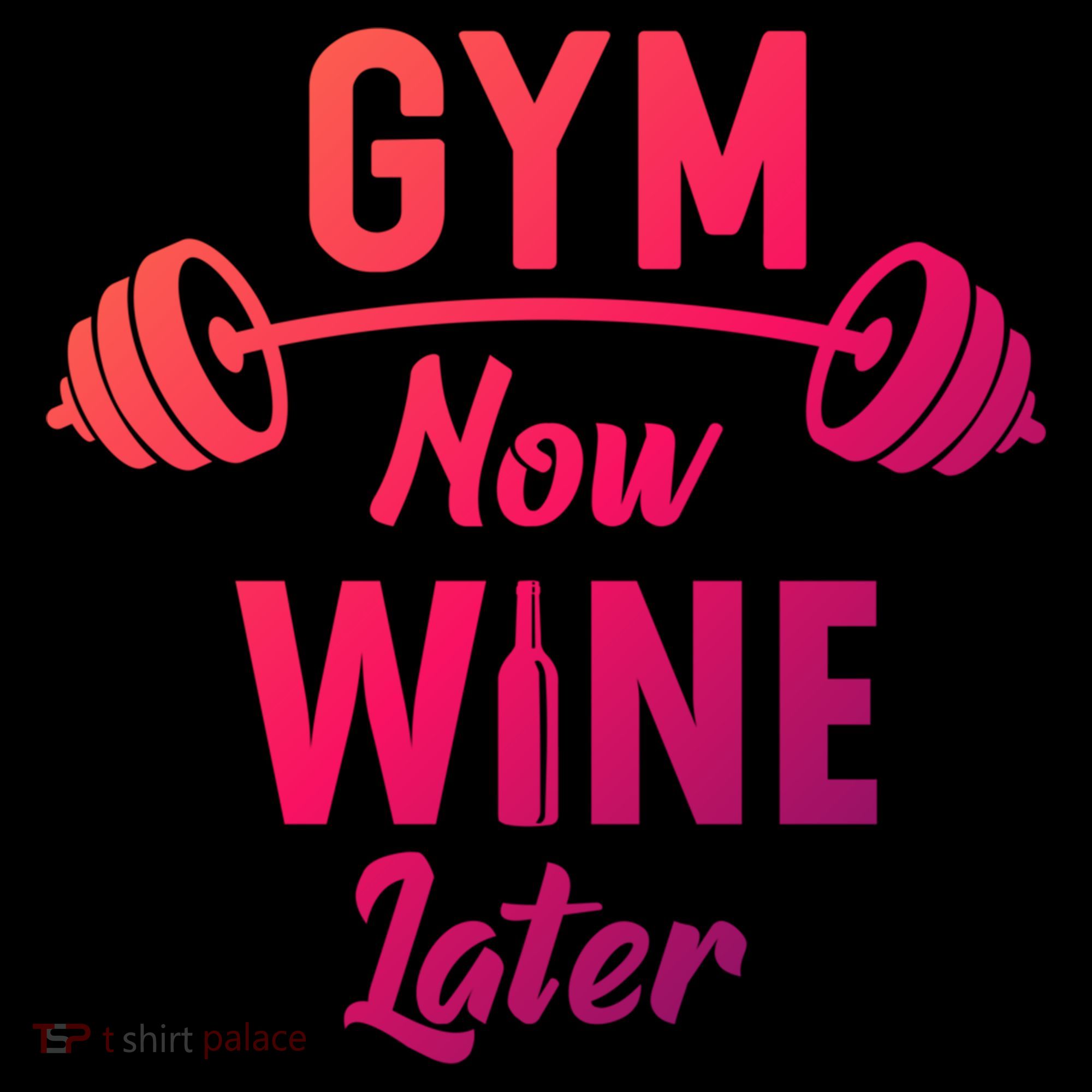 Gym Now Wine Later Funny Workout Weightlifting Barbell Cool Gift Coffee Mug