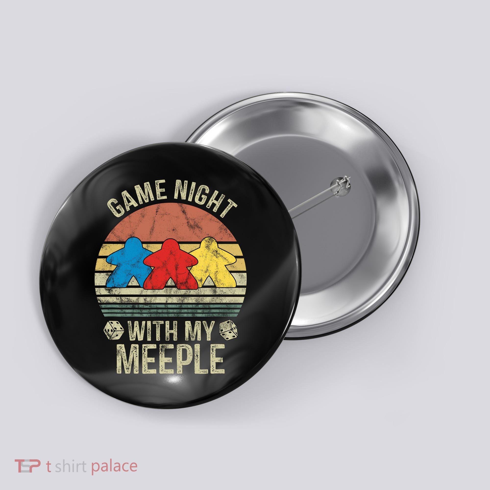 Game Night With My Meeple Board Games Tabletop Boardgamers Button