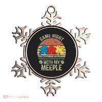 Game Night With My Meeple Board Games Tabletop Boardgamers Ornament thumb 0