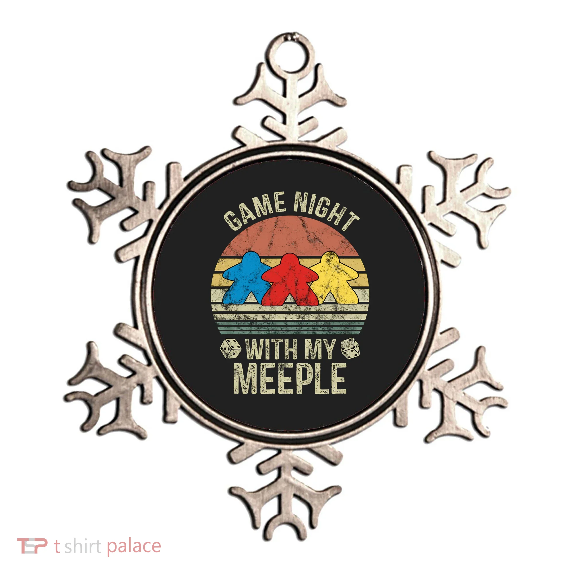 Game Night With My Meeple Board Games Tabletop Boardgamers Ornament