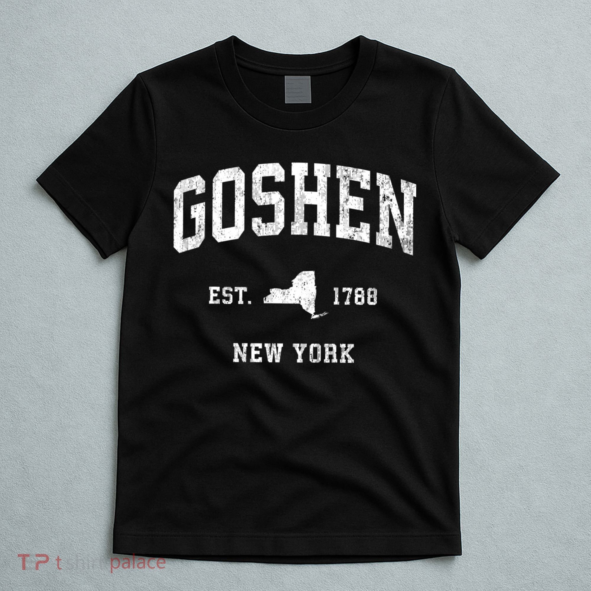 Goshen New York Ny Vintage Athletic T-Shirt