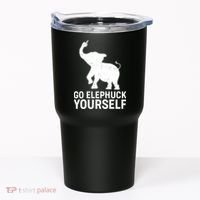 Go Elephuck Yourself Elephant Middle Finger Tumbler thumb 0