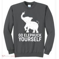 Go Elephuck Yourself Elephant Middle Finger Sweatshirt thumb 0