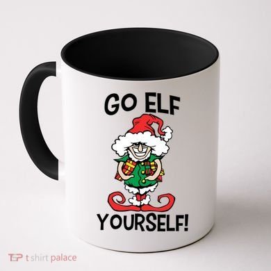 Go Elf Yourself Funny Christmas Coffee Mug