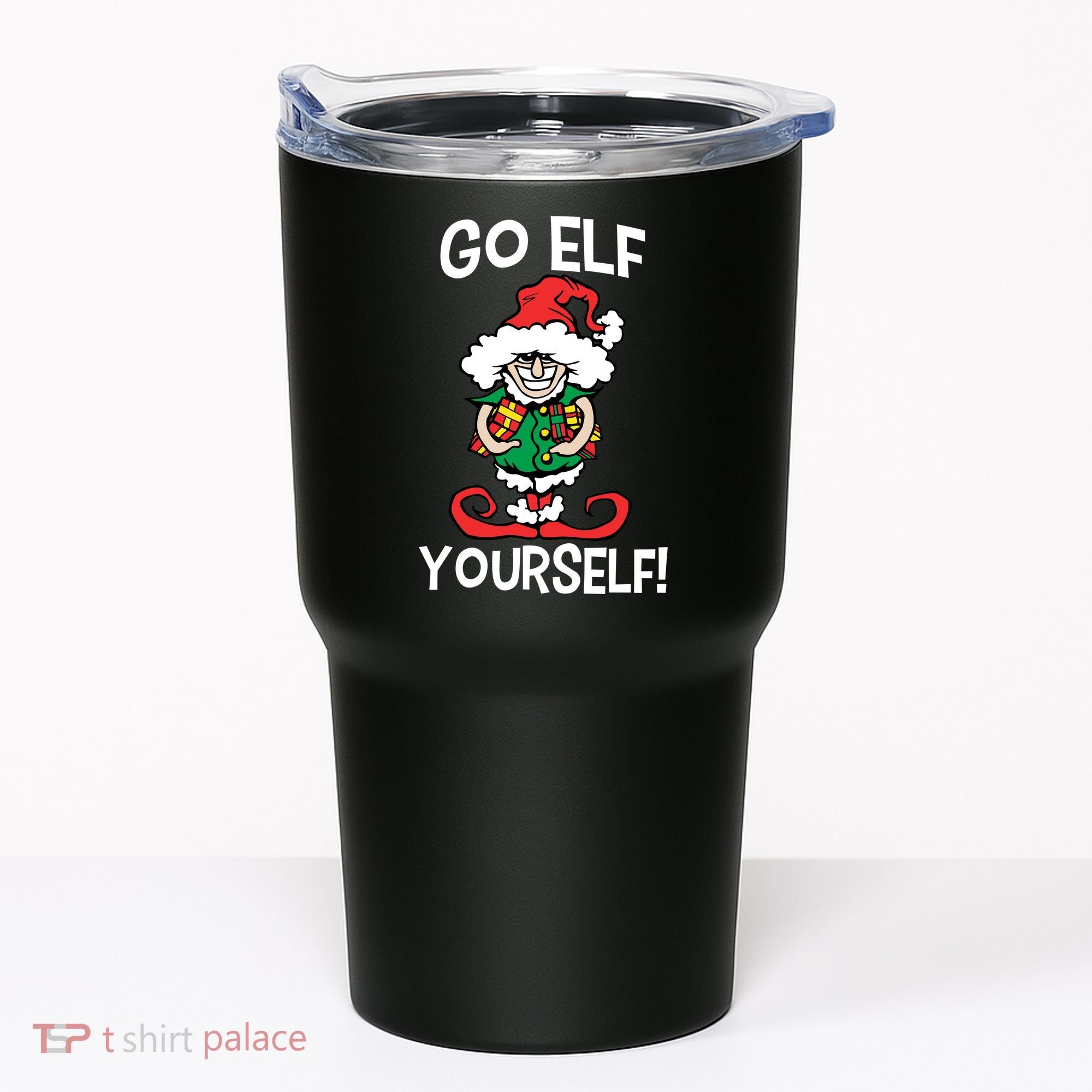 Go Elf Yourself Funny Christmas Tumbler