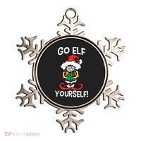 Go Elf Yourself Funny Christmas Ornament thumb 0