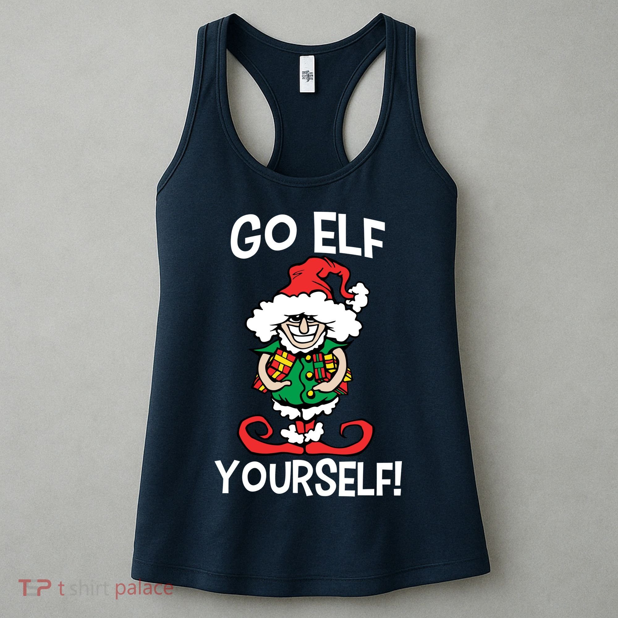 Go Elf Yourself Funny Christmas Women's Tank Top