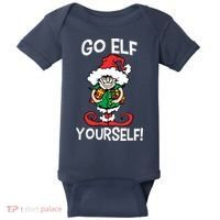 Go Elf Yourself Funny Christmas Baby Bodysuit thumb 0