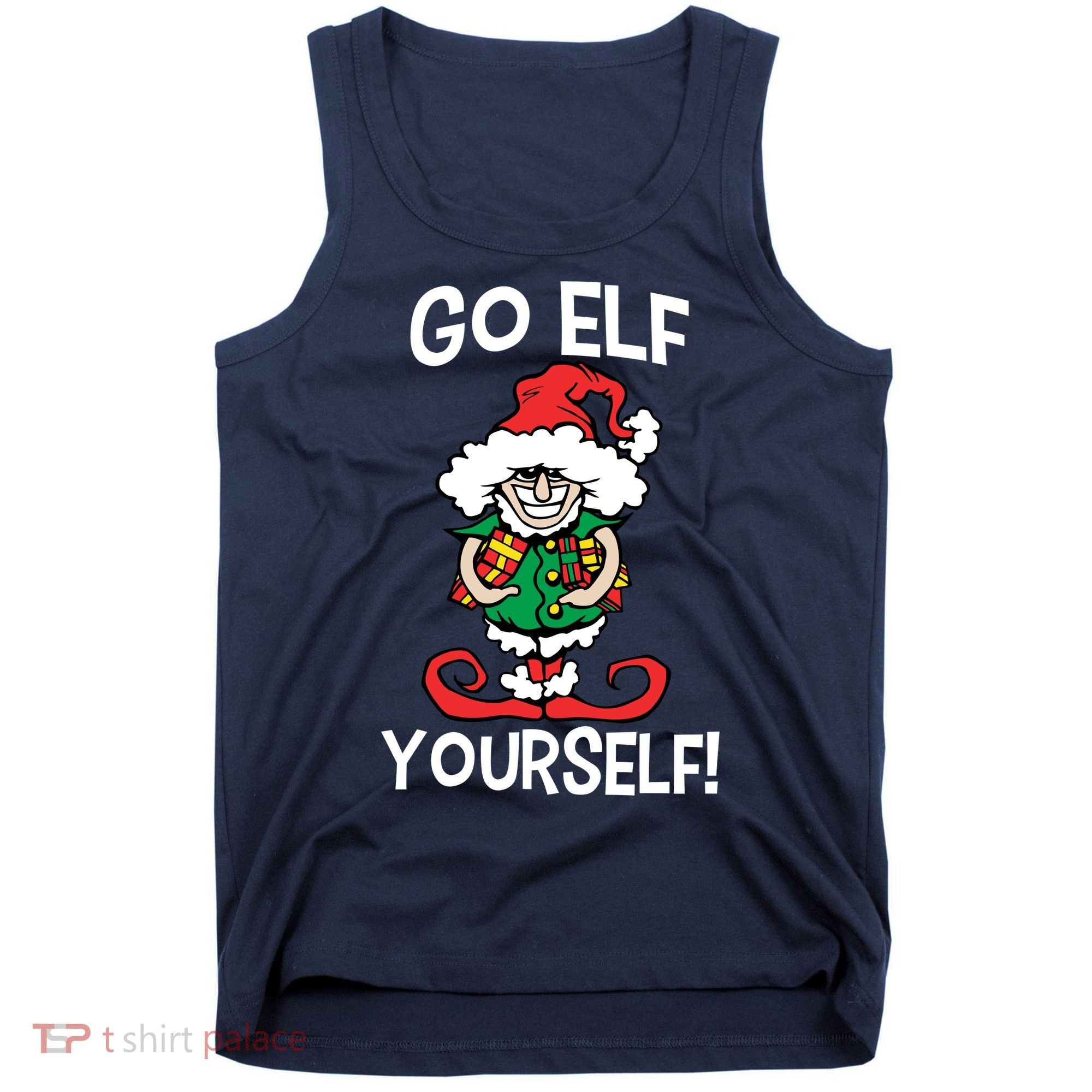 Go Elf Yourself Funny Christmas Tank Top
