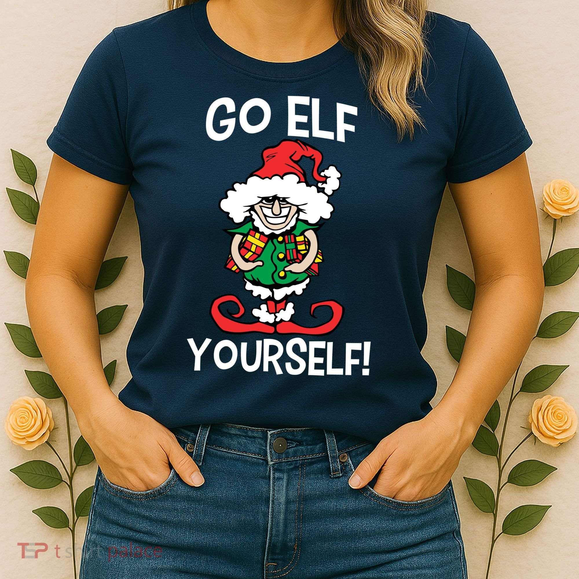 Go Elf Yourself Funny Christmas Women's T-Shirt