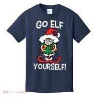 Go Elf Yourself Funny Christmas Kids T-Shirt thumb 0