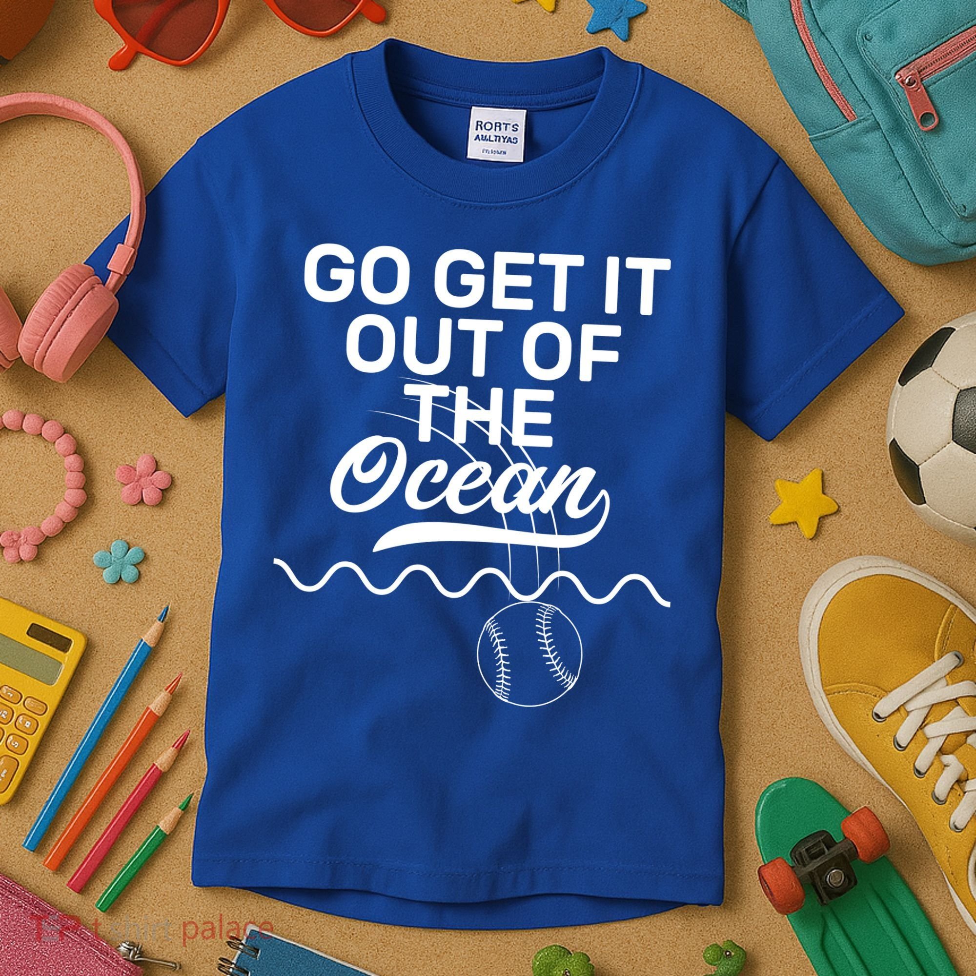 Go Get It Out Of The Ocean Kids T-Shirt